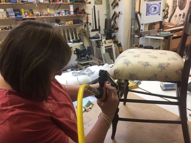 upholstery course, west Byfleet, surrey