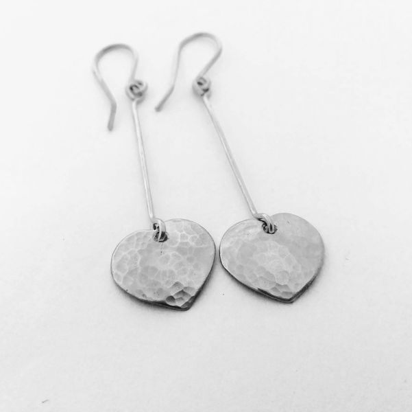 Silver personalised earrings