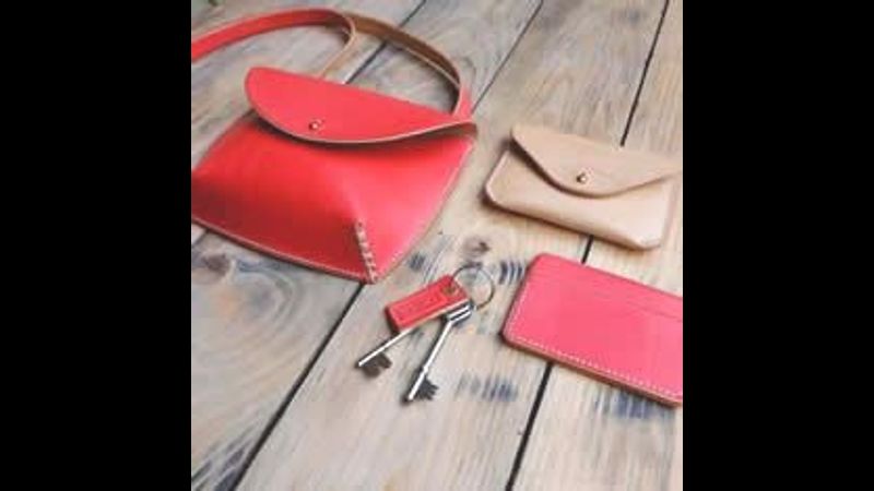 Leather: Small hand stitched leather goods - A Quirky Workshop near Penrith at Greystoke Cycle Cafe