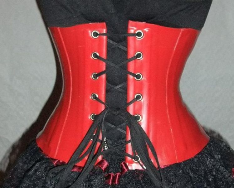 Latex corset