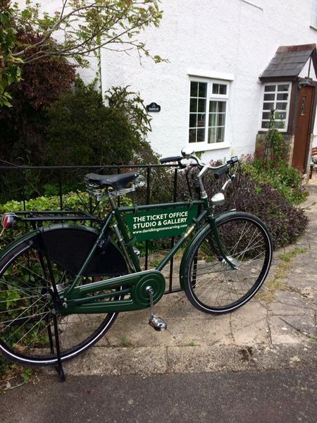 If the bike is outside we are open to visitors!