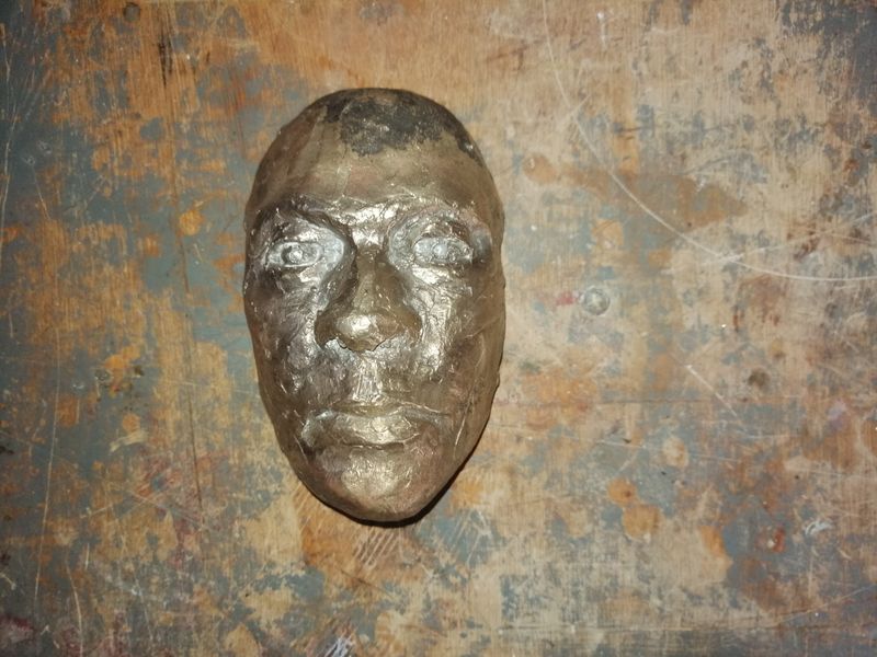 Bronze face
