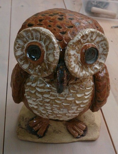 Owl made by student