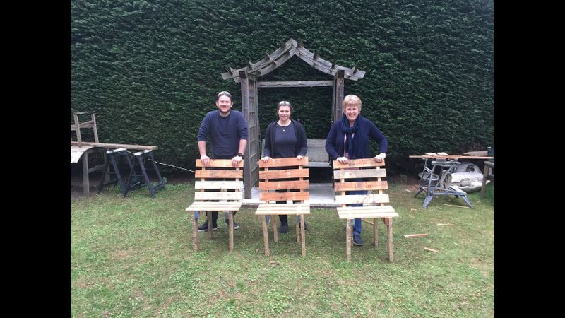 Pallet upcycling - make a chair to take away - Creative 