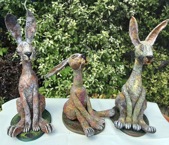 Stone Art Hares
