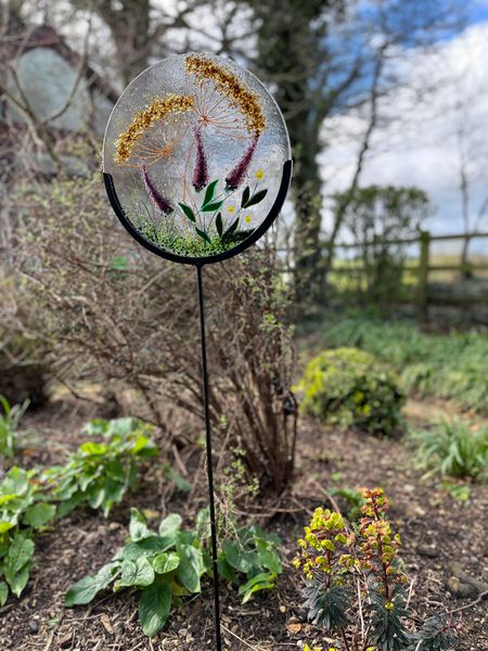 A finished piece in the garden
