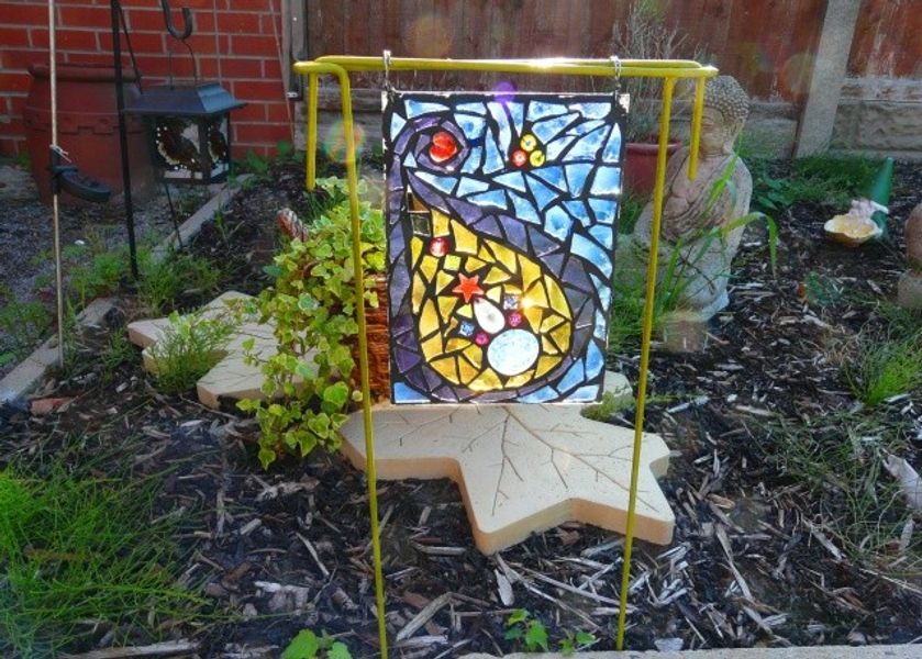 Garden Mosaic Sun Catcher