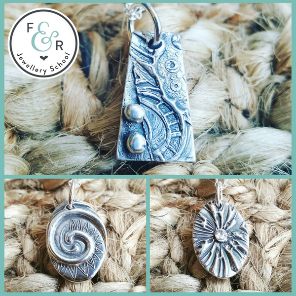 Beginners silver clay full day workshop - make a pendant or drop earrings