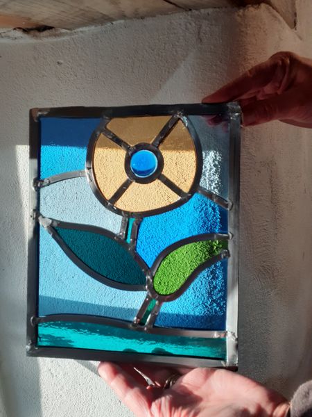 Discovering Stained Glass-  a 2 day course at Greystoke Craft Garden and Barns nr the Lake District 