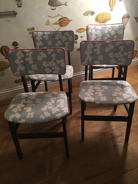 1950s dining chairs re-imagined.