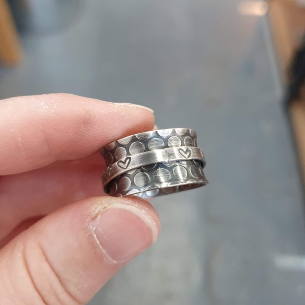 Personalised spinner ring