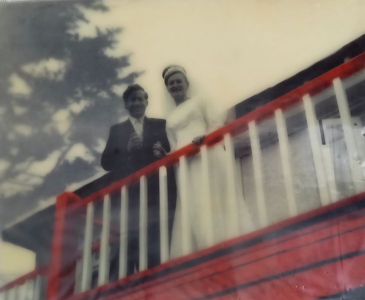 Family photographs re-imagined in beeswax for posterity 

