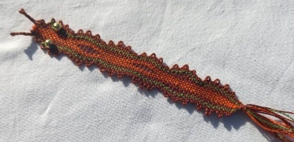 s Bookworm - Whole-stitch, with Twisted Vein