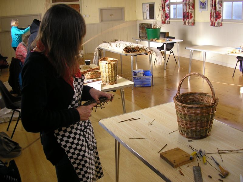 Basket making at Countess Wear