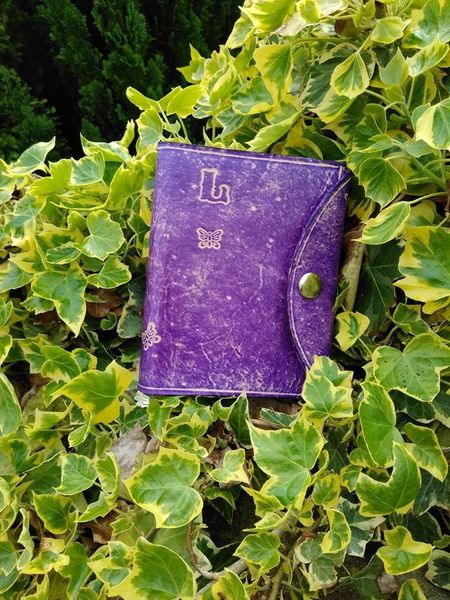 Hand Bound Leather Journal made by a Student.