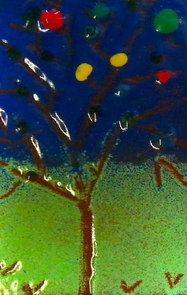 Enamelled Tree - a student's work