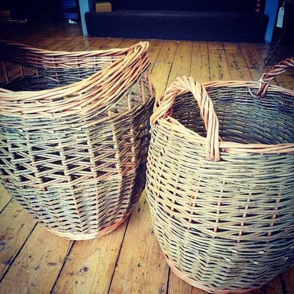 Log and Storage Baskets at Creative with Nature Todmorden West Yorkshire