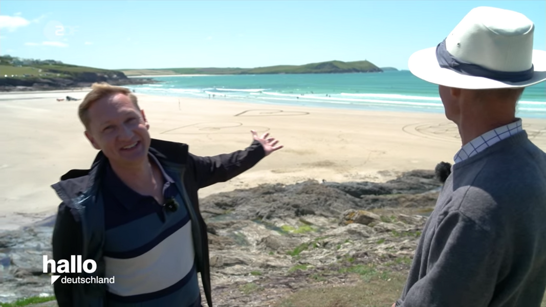 As featured on German TV!  Time out in Cornwall with Andreas Korn
