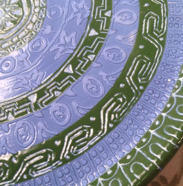 Detail of student's platter