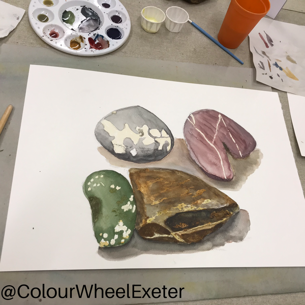 ColourWheel art classes for adults, Ide Exeter