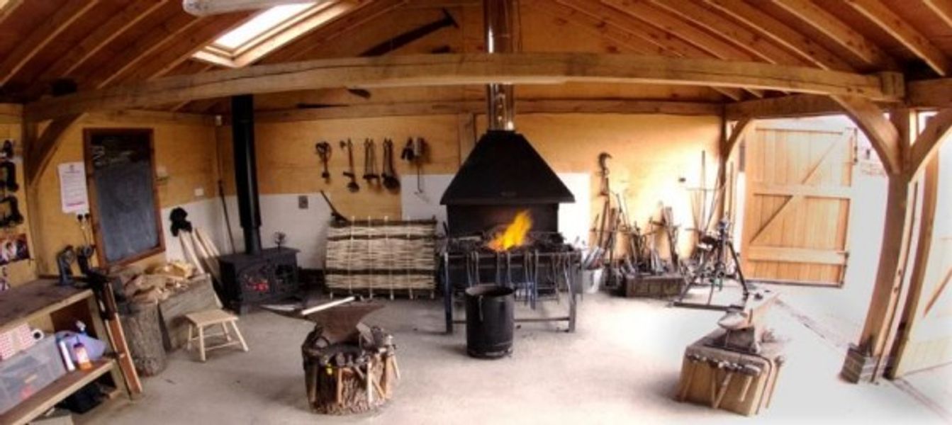 The interior of our Traditional Barn at Stanwick Lakes