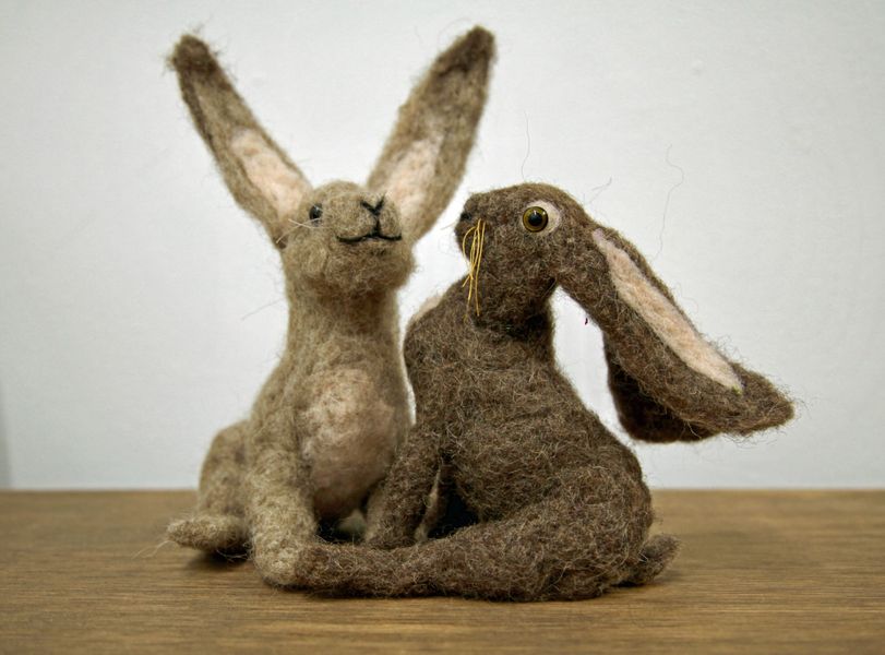 Hares made by students
