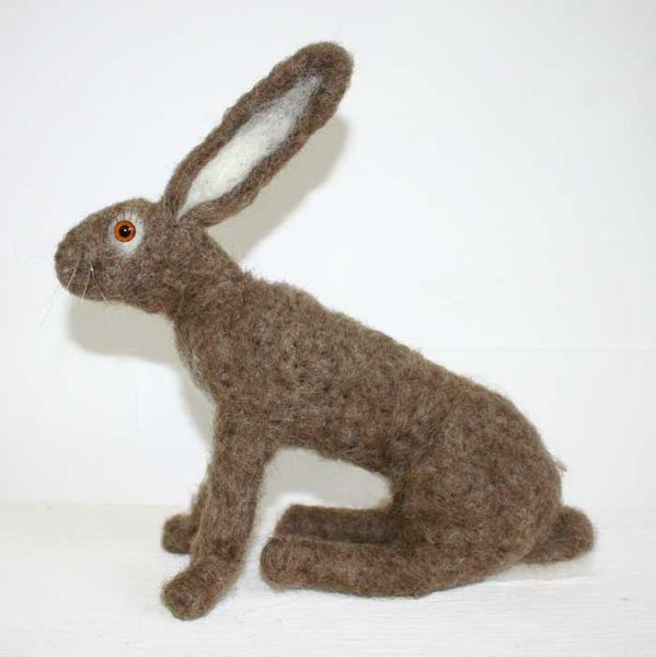 Hare made by student in the workshop