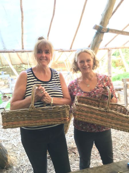 Square basketry at Greenwod Days