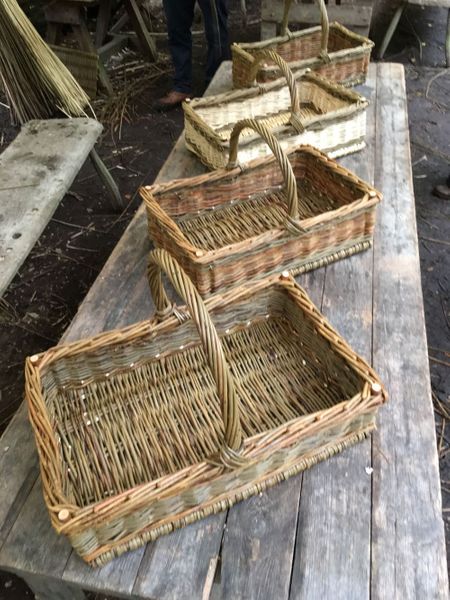 Square basketry at Greenwod Days