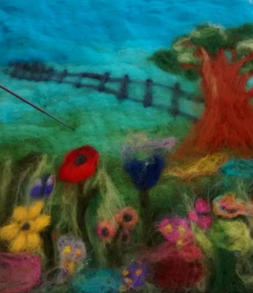 Felted picture