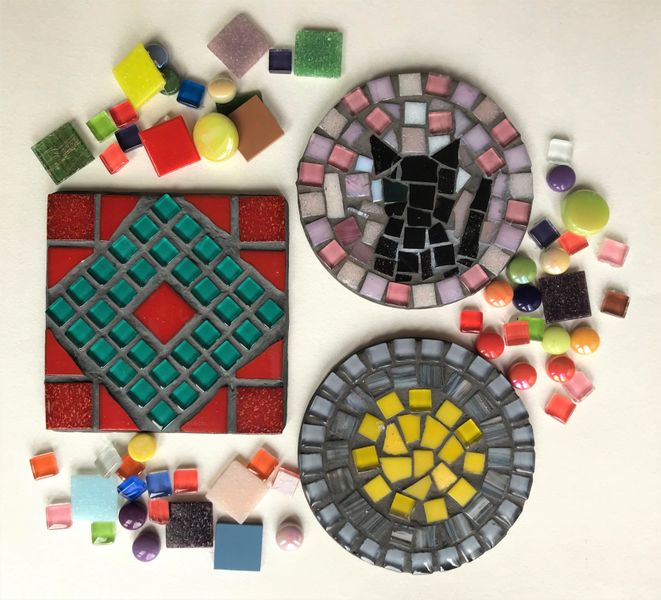 Mosaic coasters