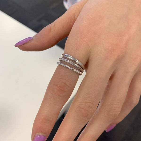 Student work from our stacking ring class