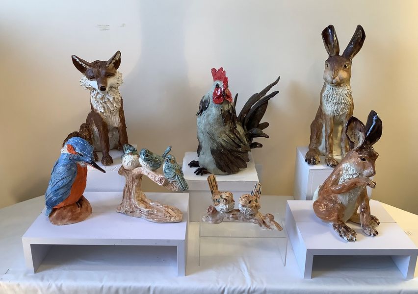 Selection of sculptures