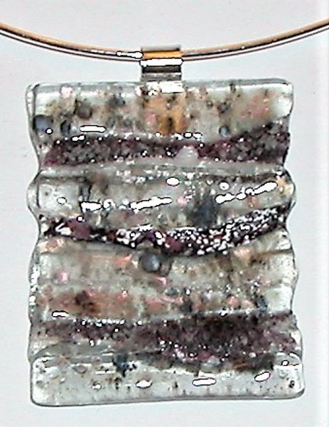 Textured fused glass