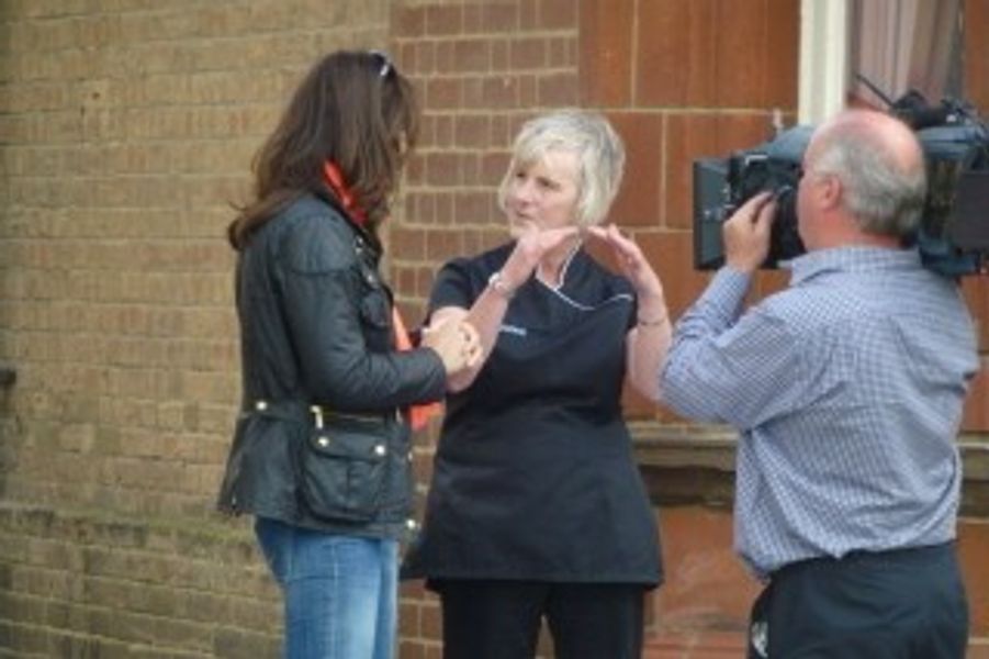 Filming perfume making in Norfolk, Countryfile