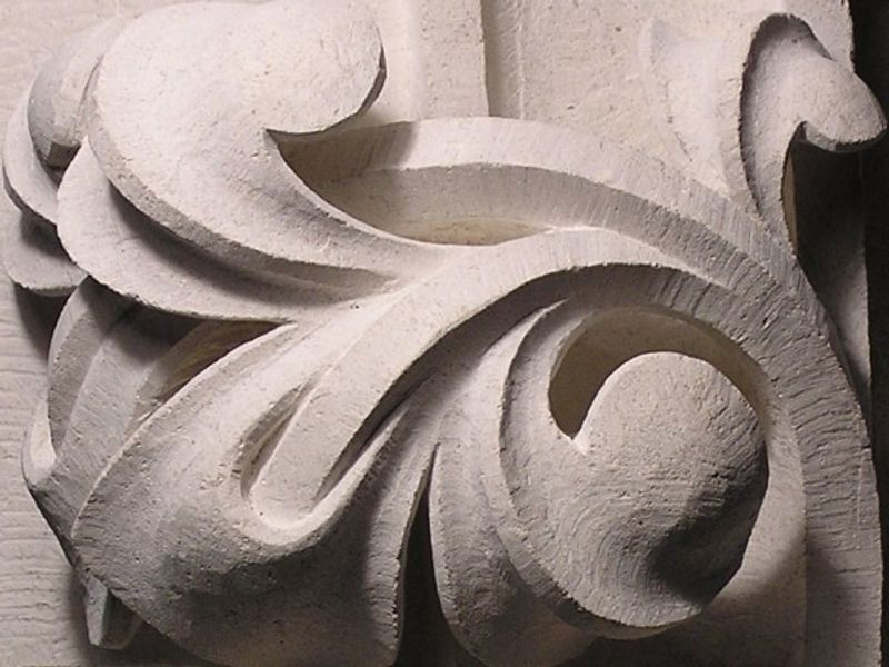 Carving Gothic Foliage in Yorkshire at the Northern Sculpture Centre