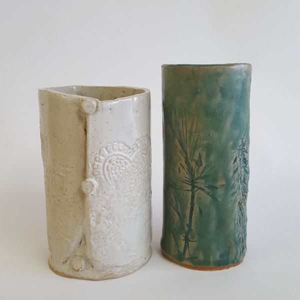 Vessels made at Charlotte Miller Ceramics pottery taster workshop Bournemouth