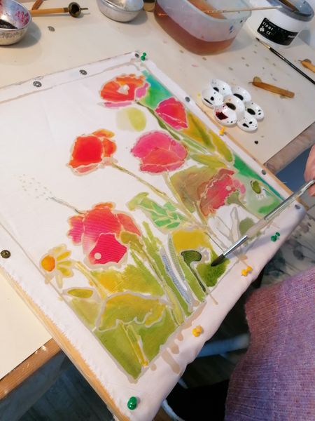 Poppy-Batik In progress