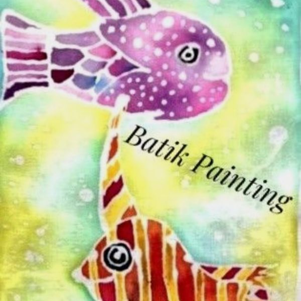 Batik fish painting