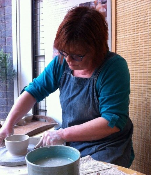Throwing on the Potters Wheel Salhouse Norwich Norfolk