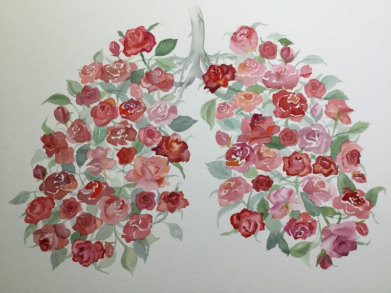 Watercolour flowers