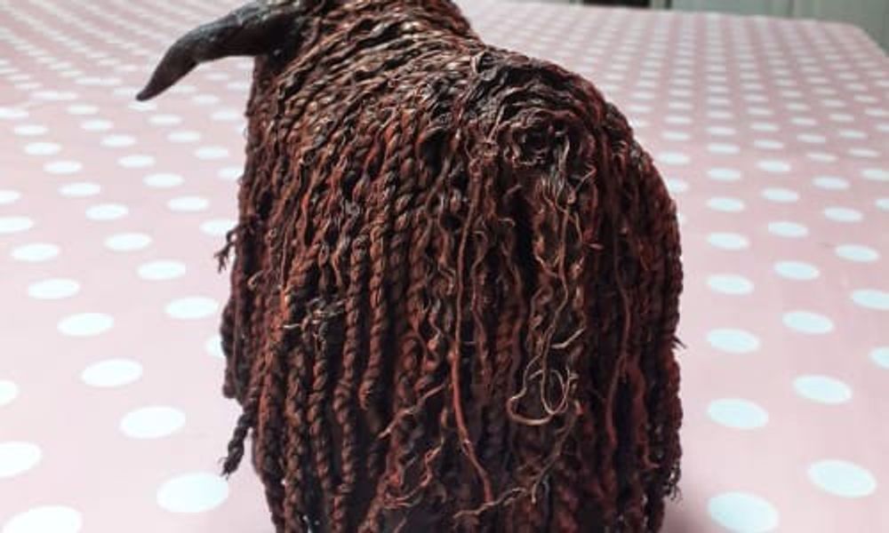 Powertex highland cow sculpture with Craft My Day