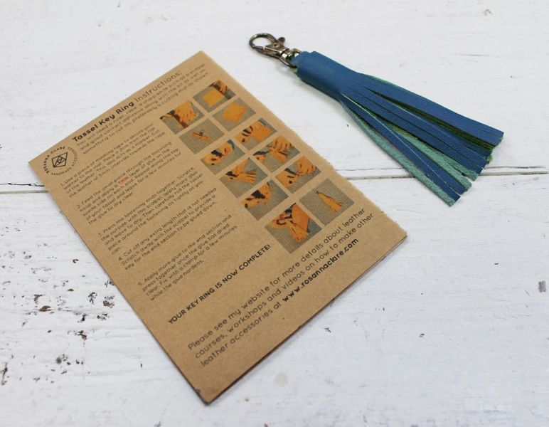 Leather tassel making kit instructions