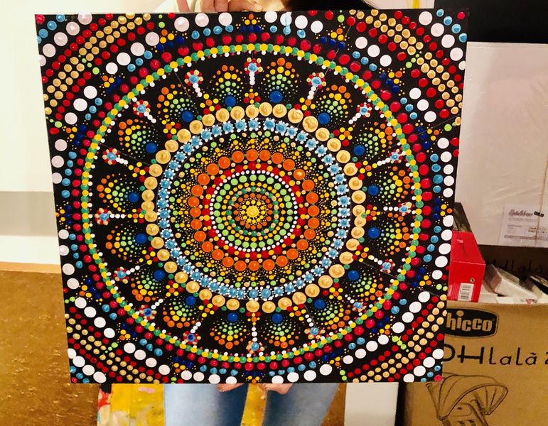 Mandala dot painting workshop (15+ years)