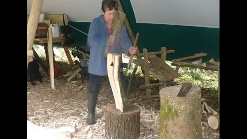 The start - cleaving an Ash log