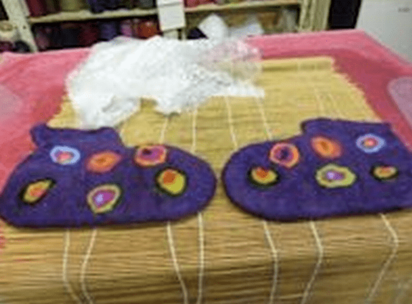 One day workshop: Learn to make a pair of felt slippers