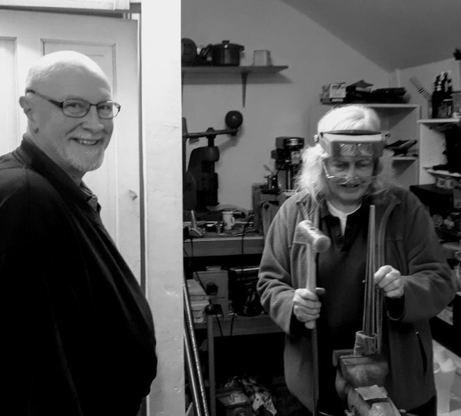 Making Special Silver Rings at the Brightsmith Workshops