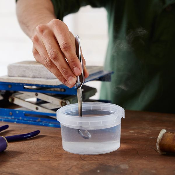 Make a silver ring workshop Somerset