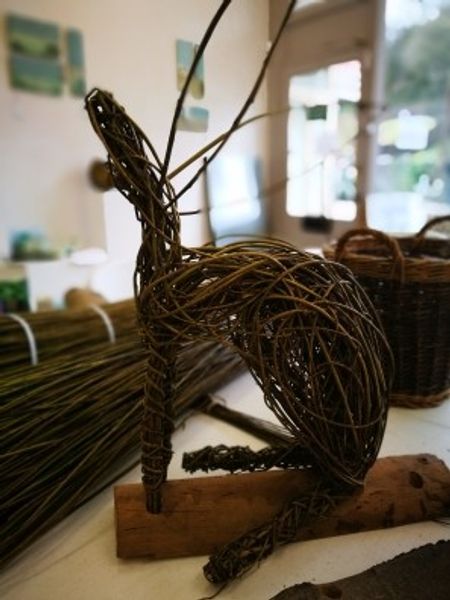 Hare Willow Sculpture