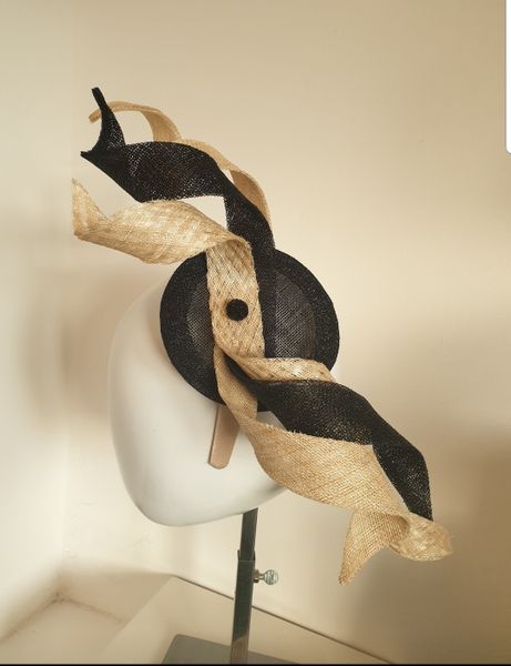 Sinamay Bias Twirled Fascinator (Beginners Level)